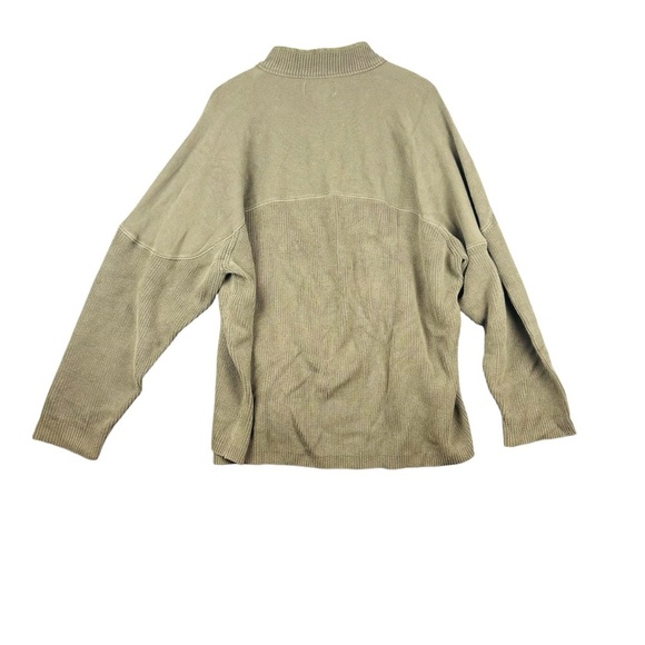 EUC Orvis Men's Olive Green 1/4 Zip-Up Mock Neck Sweater Sz XXL - Picture 7 of 8